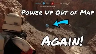 Star Wars Battlefront | PowerUp out of Map Again!