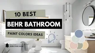 10 Best Behr Bathroom Paint Colors Ideas | Trending & Timeless Shades