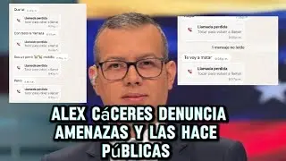 Alex C&aacute;ceres Hizo capturas y las Hizo publicas de amenazas contra su Vida #viralhonduras 