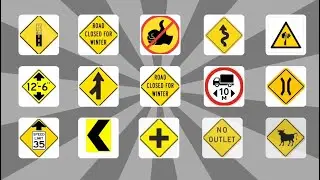 5 Important ROAD SIGNS That You Need To Know When Driving | Traffic Signs | DMV test
