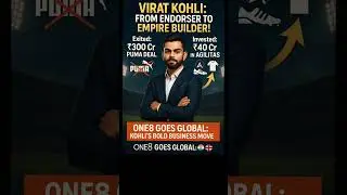 Virat Kohli's Bold Business Move: From Endorser to Empire Builder with One8 & Agilitas #shorts