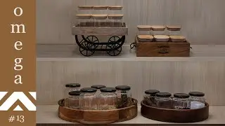 Wooden Spice Jar Organizers - Omega Exclusive / Omega Glassware - Home Delivery available