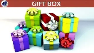 Cinema 4D Gift Box Tutorial