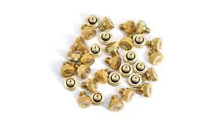 Must See Review 2017! Brass Misting Nozzles For Outdoor Cooling System 22 pcs ,0.012&rdquo; Orifice (..