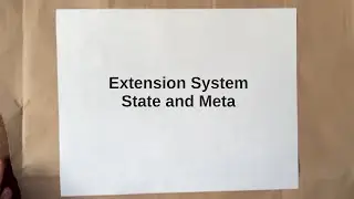 OpenMRS Frontend 3 Extension System 2 - State and Meta