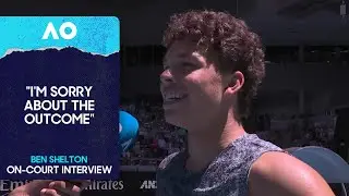 Ben Shelton On-Court Interview | Australian Open 2026 Second Round