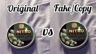Nitro Canada Hair Wax Original vs Copy/Fake Nitro Canada Hair Wax