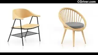 CGAxis 3D Model Vol. 48 - Photo-Realistic 3D Modern Furniture - CGriver.com