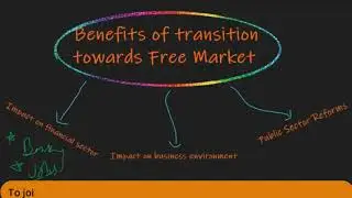 Transition towards free market. Benefits of moving from planned to free market economy