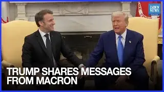 Trump shares messages from Macron offering G7 meeting after Davos
