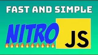 Fast and Simple Web Apps with Nitro JS