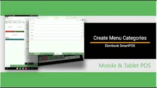 Point of Sale Create Menu Categories - Ebmbook SmartPOS Create Restaurant & Retail Menu Mobile POS