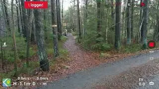 Drone and trail,unplugged screen recording. Texted 1080 version launched.