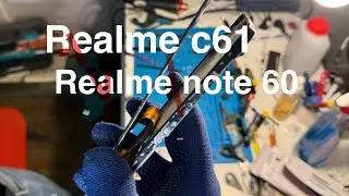 Realme c61 e note 60 screen replacement sostituzione schermo tutorial iMania