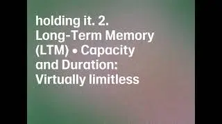 How Memory Works: Encoding, Storage, and Retrieval