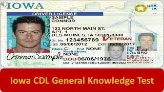 Iowa CDL General Knowledge Test