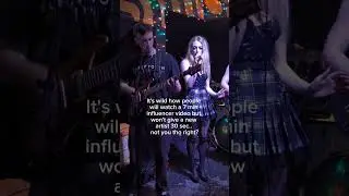 Artist vs new influencer? #alt #rock #band #music #alternative