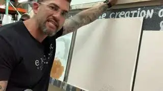 Venetian plaster matte look with texture, Marmorino ks using my Exotic Marmorino tools