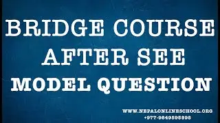 Biology MCQ 1 | After SEE Entrance Preparation | Bridge Course After SEE | Model Questions Entrance