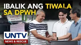 Civil Engineer na anak ng nag-viral na jeepney driver, binigyang trabaho ng DPWH