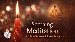 🕯️ Red Candle Meditation &ndash; Soothing Flame for Mindfulness & Inner Peace | 4K Ambient Loop