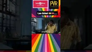 LEO movie ticket booking online Parthapangal