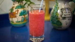 Smoothie de Fresas y Platano Estilo McDonalds