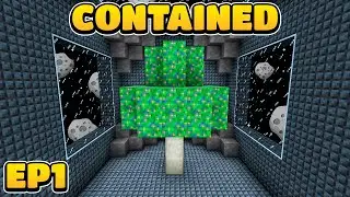 A DIFFERENT KIND OF SKYBLOCK! Minecraft Contained EP1 [Modded Questing Skyblock]