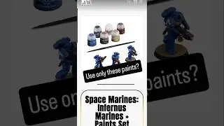 Infernus Marine with the Starter Set Paints! #warhammer #warhammer40k #ultramarines
