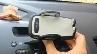 Anker CD slot mount for cellphones review on 06-11 Honda Civic