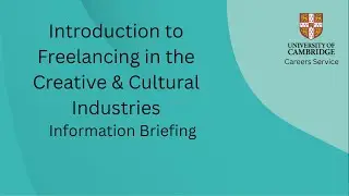 Freelancing in the Creative Industries - Information Briefing