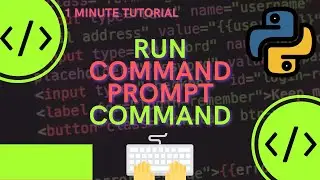 Easiest way to Execute a Command Prompt Command from Python #shorts