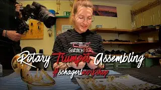 From the Workbench  - Assembly of a Schagerl Rotary Trumpet - #schagerltrumpet