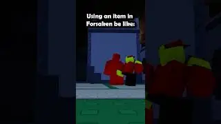 bro just waited for it... 💀😂 #roblox #forsaken #shorts