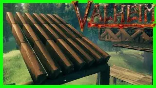 10 Custom Roofs: That Are Water Tight! (Valheim How to...)