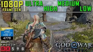 God of War Ragnarok на AMD RX 590 &mdash; все настройки протестированы с Frame Gen