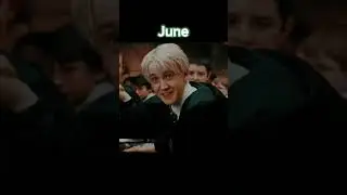 Your birth month your Harry potter character part 2 #harrypotter #dracomalfoy #ginnyweasley