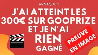 Gooprize - arnaque ? Je l'ai test&eacute; pour vous !!! 300&euro; atteints ( caverne aux cadeaux )