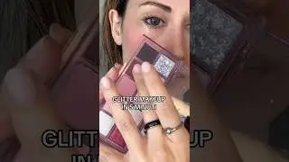 Glitter makeup in 5 min✨#makeup #makeuptutorial #truccoocchi #glittermakeup #kbeauty #kbeautymakeup