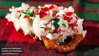 Простой рецепт праздничных кренделей из шоколадных леденцов