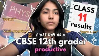 CBSE CLASS 12 first day 📚 | my class 11 RESULTS!!!!
