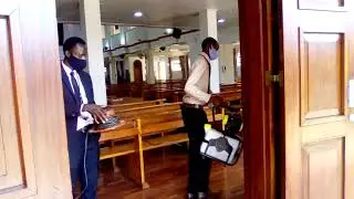 sanitizing church