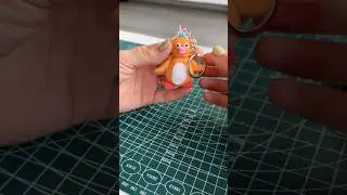 Mini Keychain Craft! 🩵 #shorts#ytshorts#viralshorts#satisfyingvideo#cutediy#cuteclay#kawaiicraft