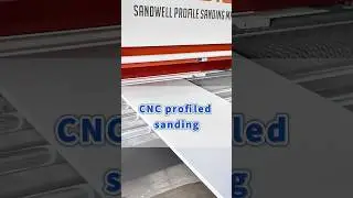 CNC profiled sanding#sandingmachine #sanding machine forwood #woodworkingmachinery#cncsandingmachine