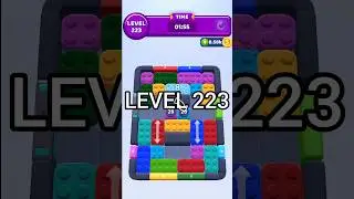 Color Block Jam 223.  #gaming #gamewalkthrough #gametips