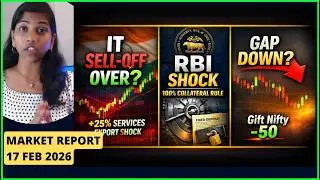 Will IT Stocks Recover Today | Nifty & Bank Nifty Pre Market Report | 17 Feb 2026 #nifty #banknifty