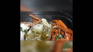 how to steam crab with egg white..#crabs #steamcrab