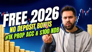 2 бонуса без депозита к Новому году 2026 | 1000 долларов и 100 долларов бесплатного аккаунта