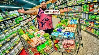 COMPREI TUDO DO MERCADO PARA MINHA DIETA !!! COMO PERDE 21 KL EM UM M&Ecirc;S !!!