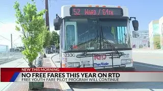 RTD will not offer free fare this summer
